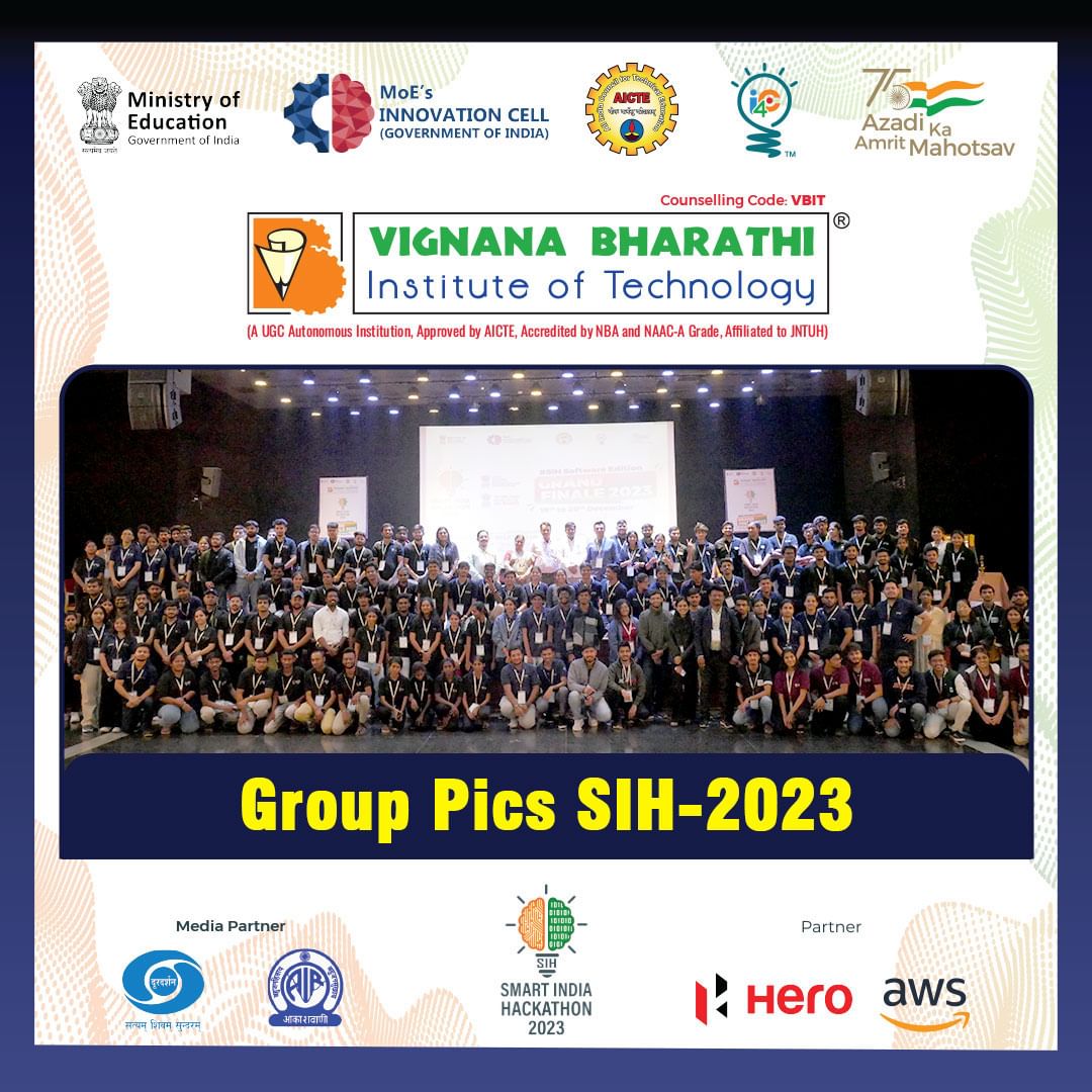 Smart India Hackathon 2023 Grand Finale Finalists Group